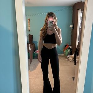 AERIE CROSSOVER FLARE LEGGINGS